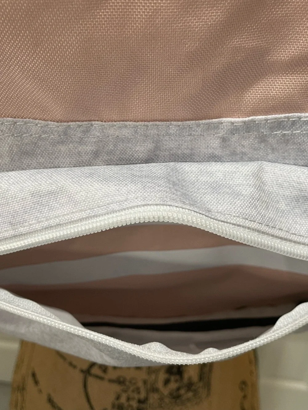 adidas Classic 3s Pink & Light Gray Sackpack - Picture 6 of 8